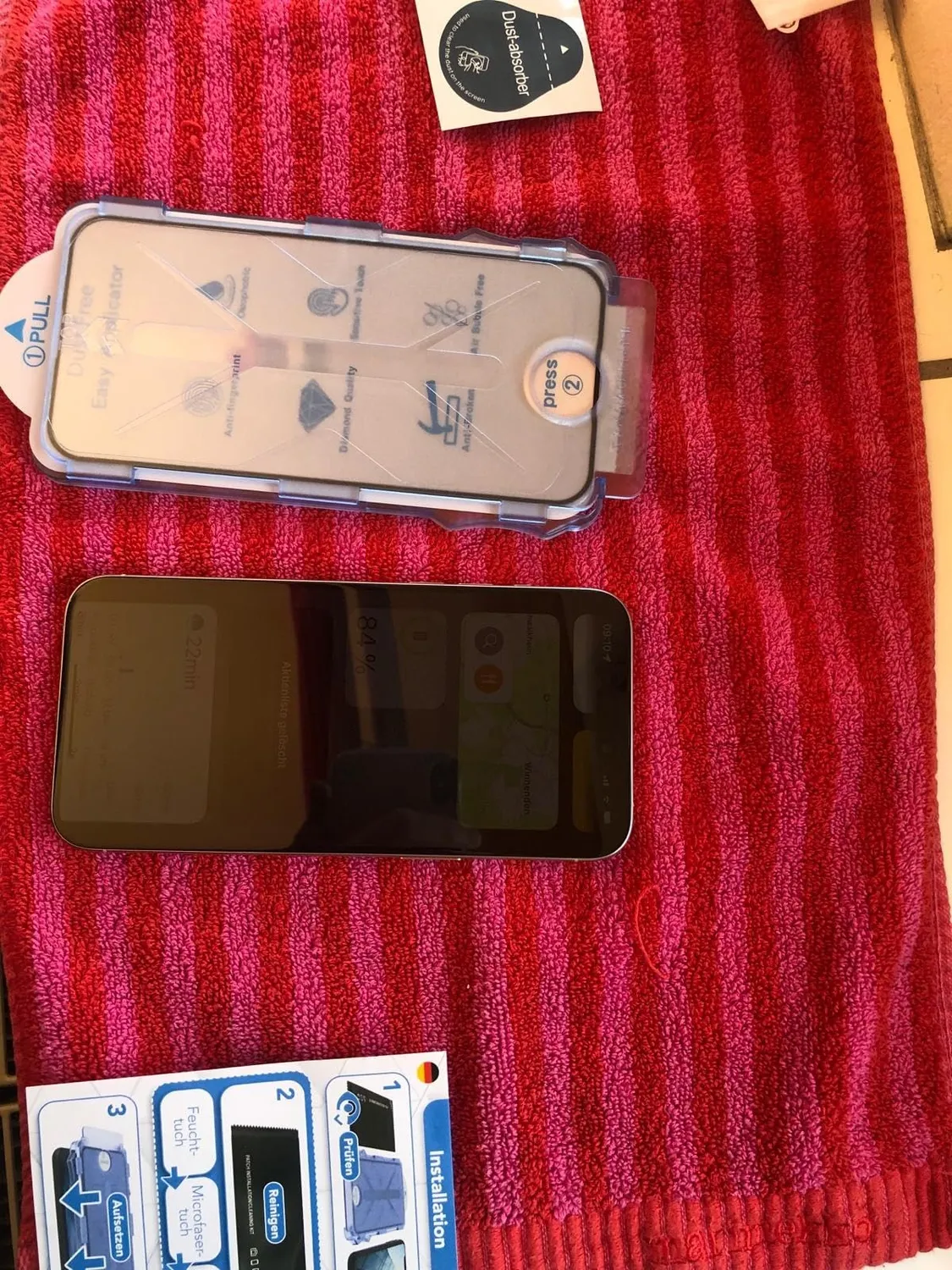 EAZY CASE iPhone 15 Panzerglas Transparent 2 Stück 9H