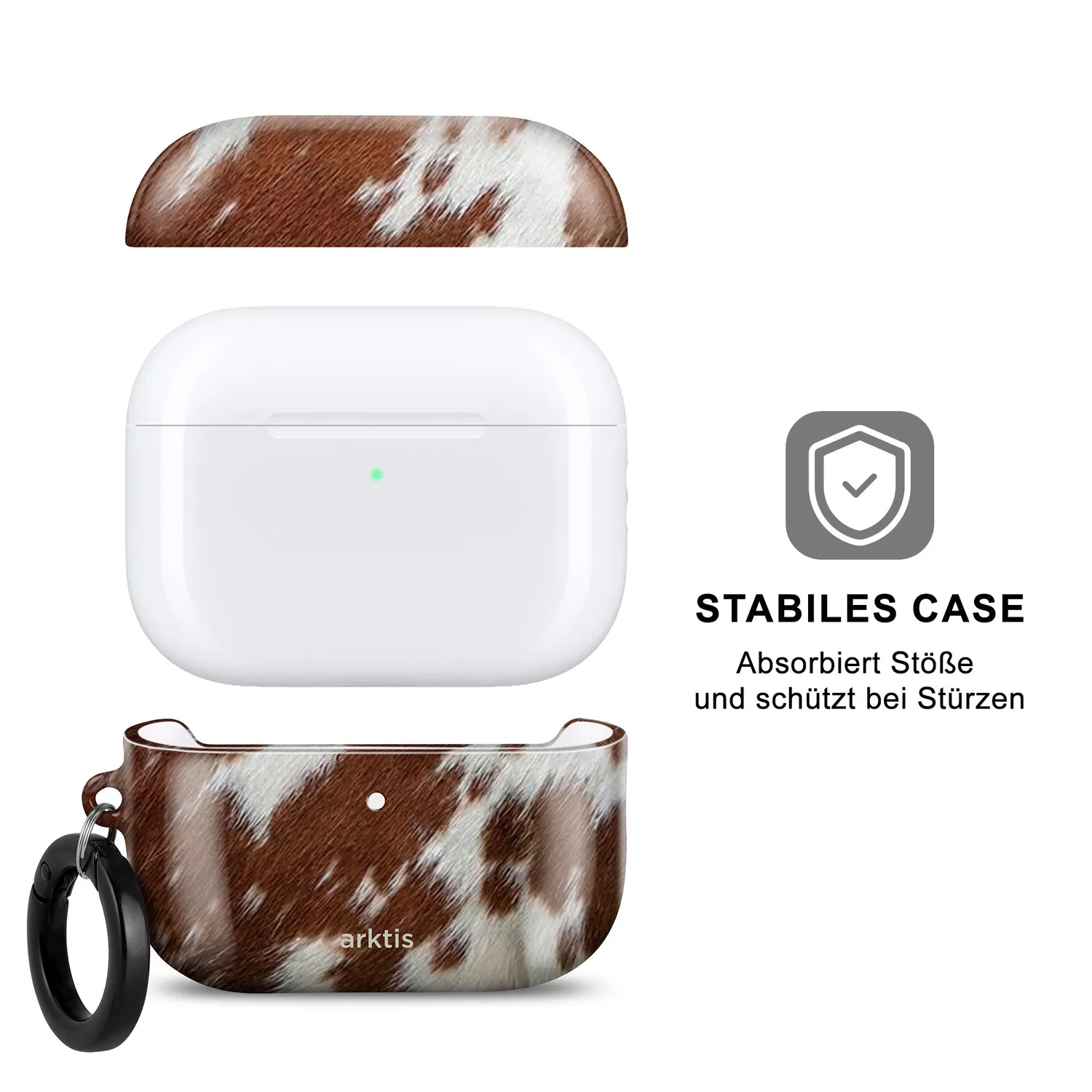 arktis Cow AirPods Pro 3 Hülle Qi-fähig