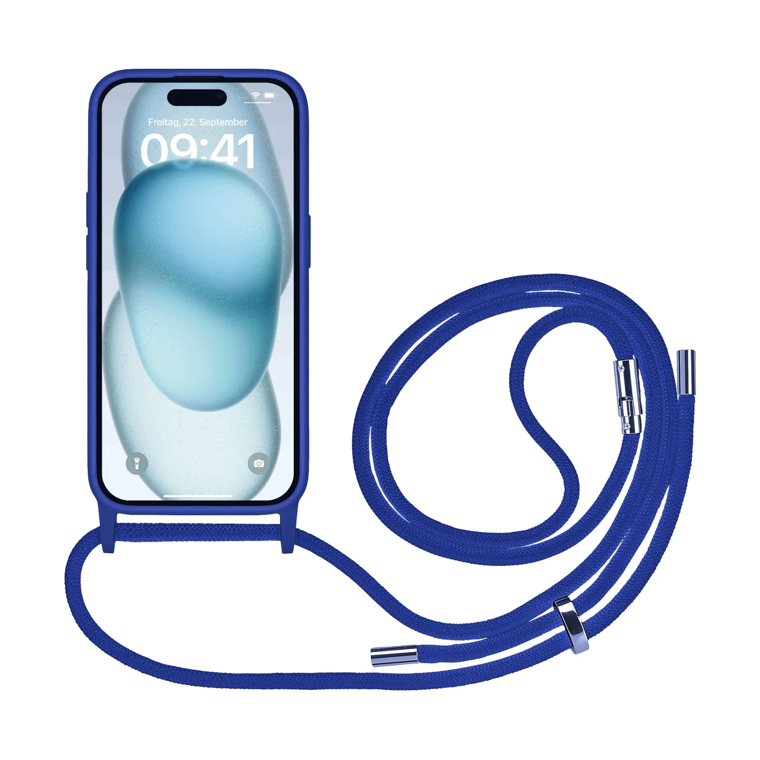 Artwizz HangOn Silicone+CHARGE iPhone 15 Handykette MagSafe