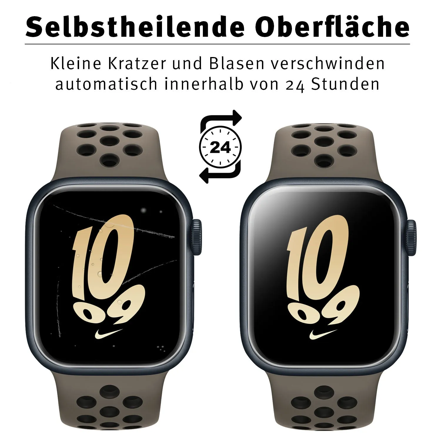 arktis SCND.SKIN Apple Watch Schutzfolie 46mm 2 Stück