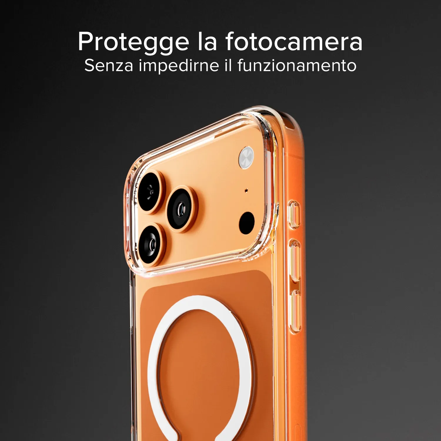 SBS D3O iPhone 17 Pro Max Hülle transparent MagSafe