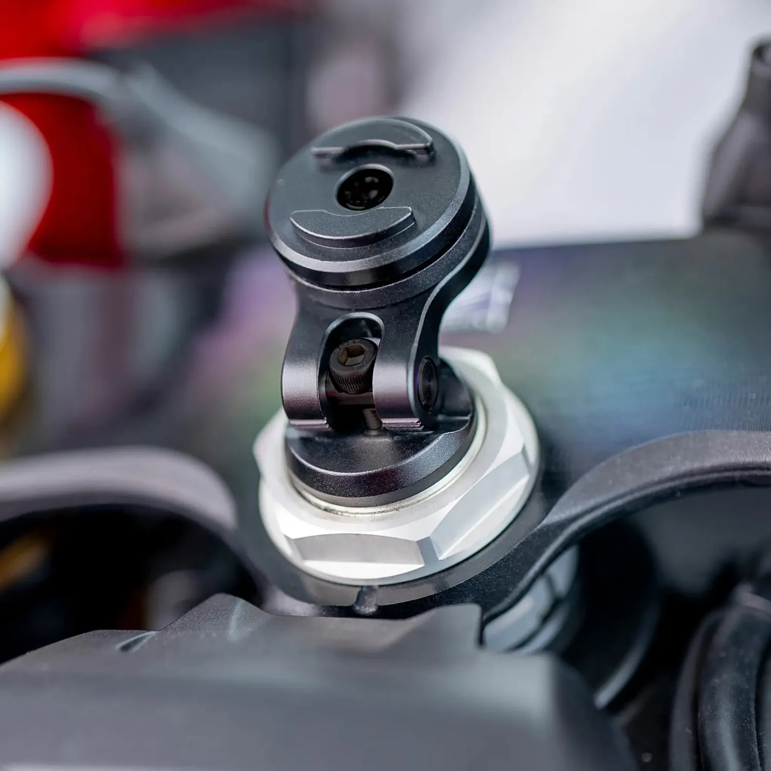 SP Connect Moto Stem Mount Motorradhalterung Alu gedämpft