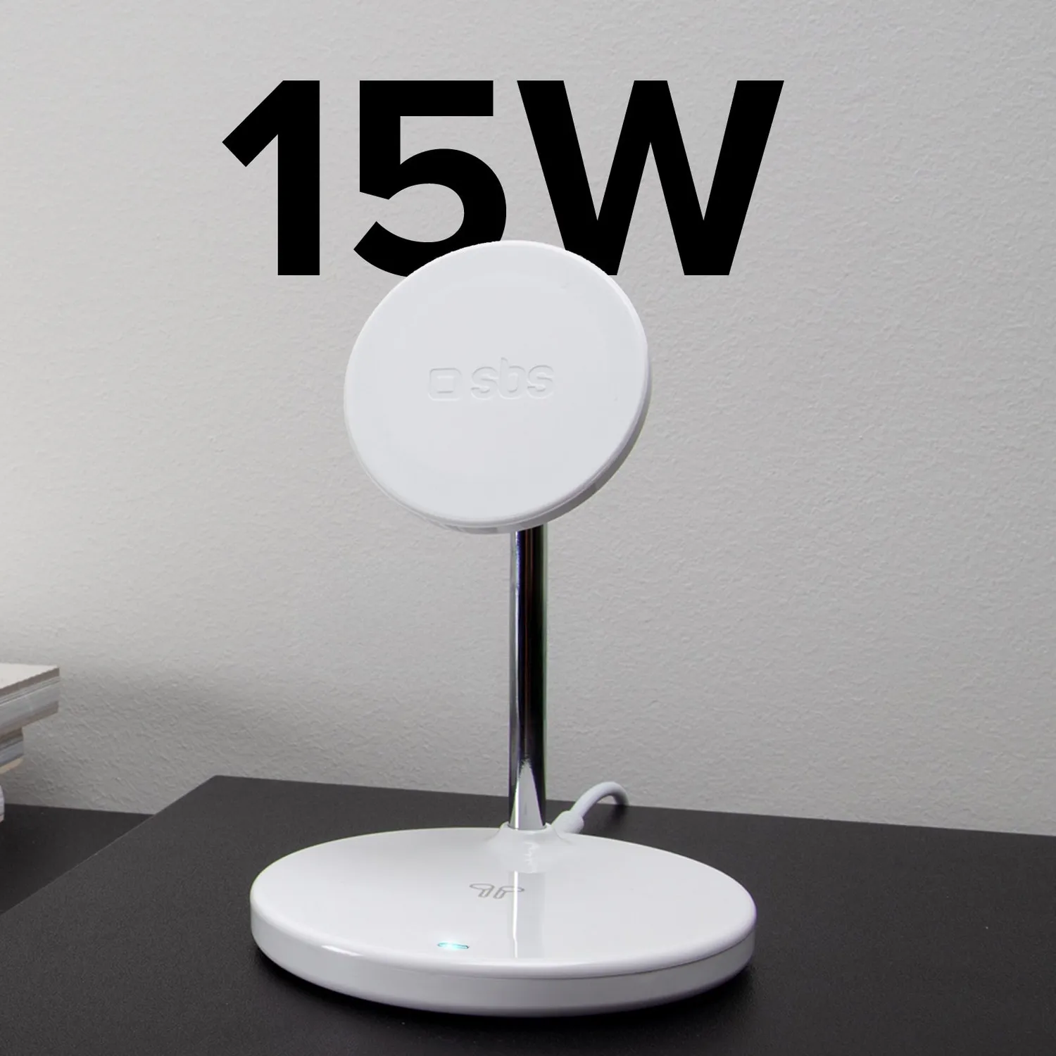 SBS 2-in-1 Wireless Ladestation MagSafe 15W schwarz