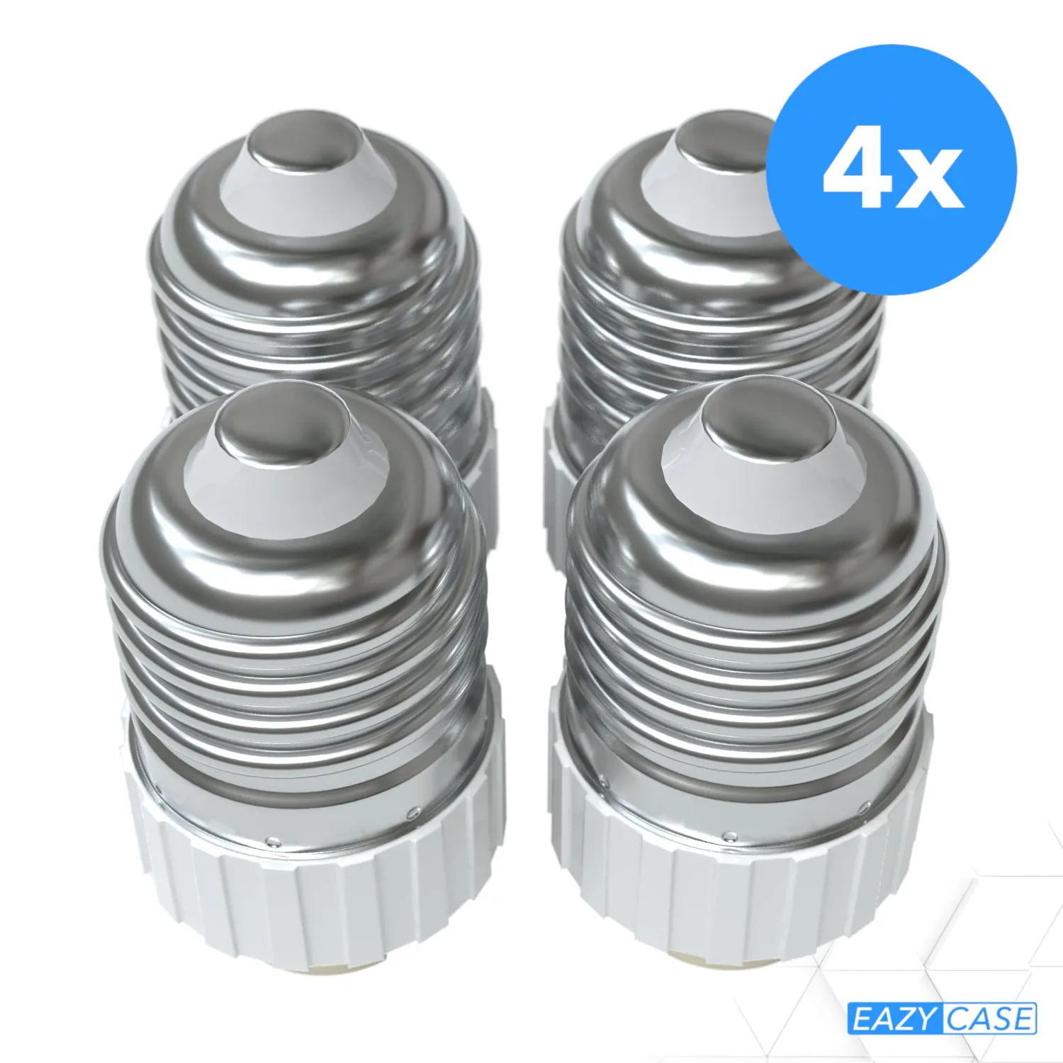 EAZY CASE E27 auf G9 Lampensockel Adapter Weiß 4er