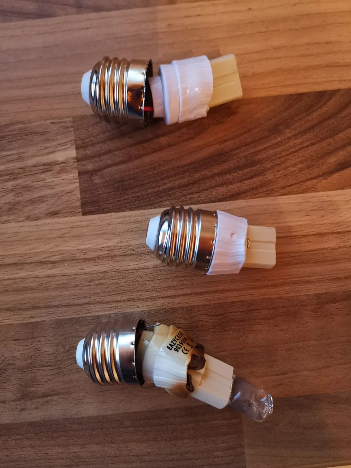 EAZY CASE E27 auf G9 Adapter Weiß 8er Set