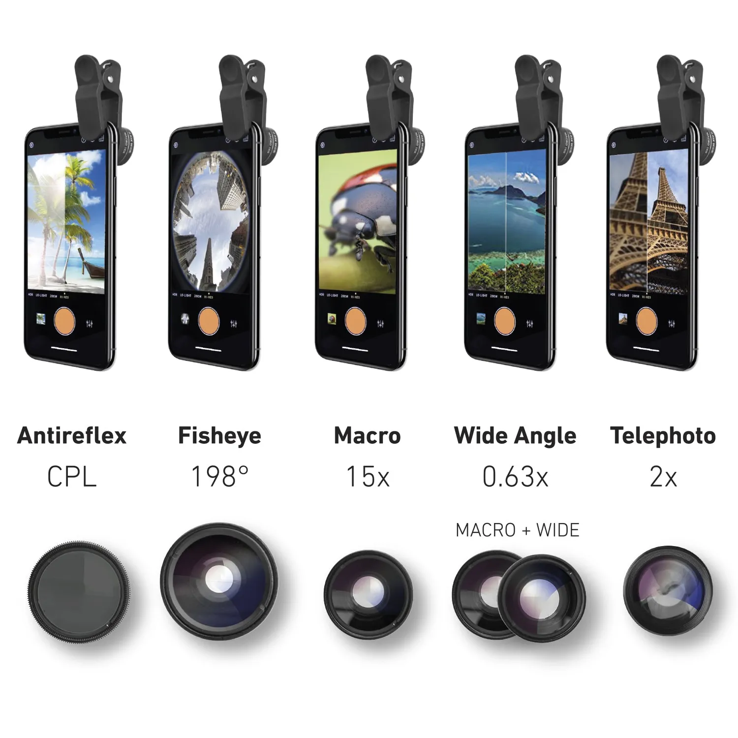 SBS Infinity Picture Linsen Kit 5in1 Handy Universal