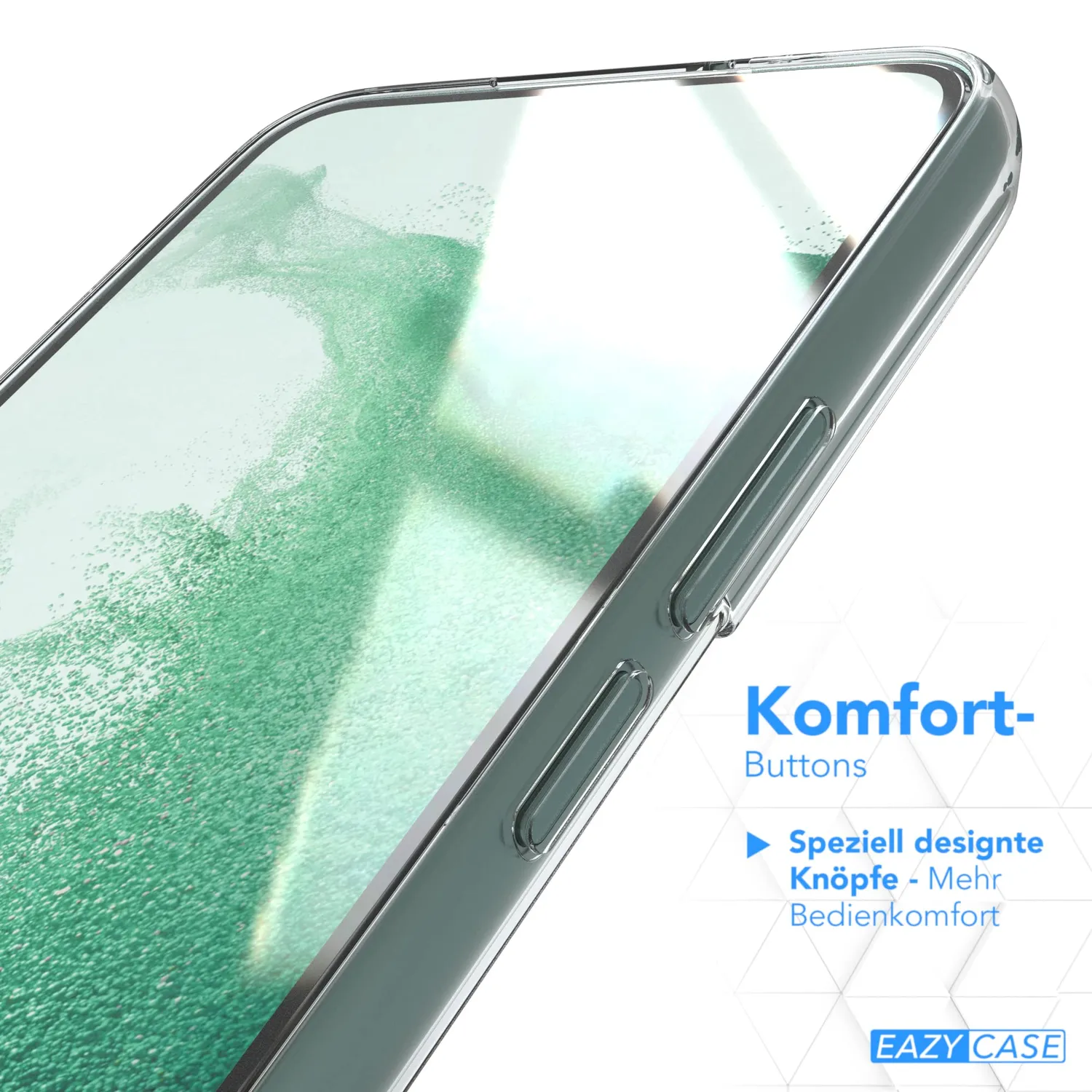 EAZY CASE Galaxy S22 5G Silikonhülle transparent 0,8 mm