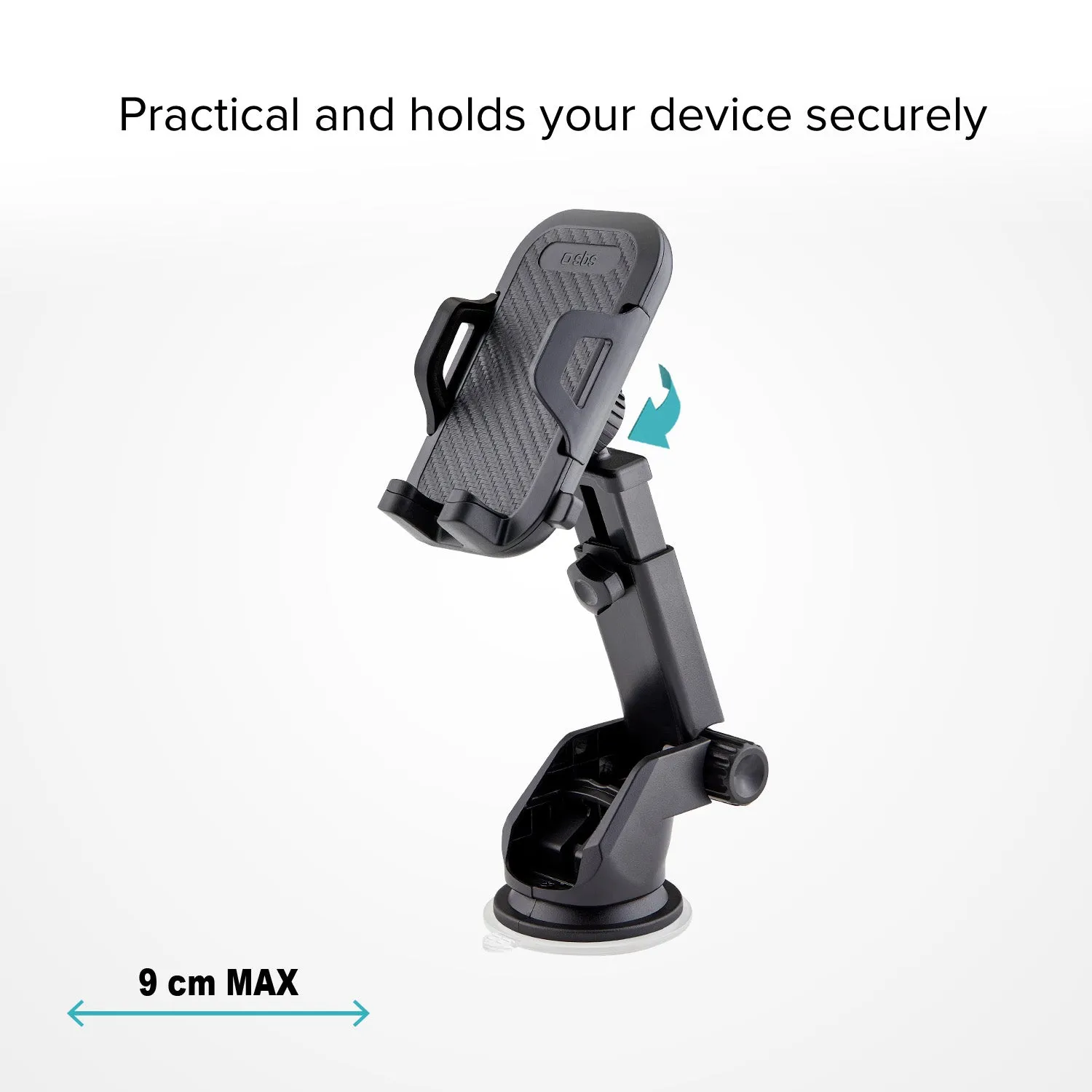 SBS Autohalterung Saugnapf Teleskoparm Handy universell