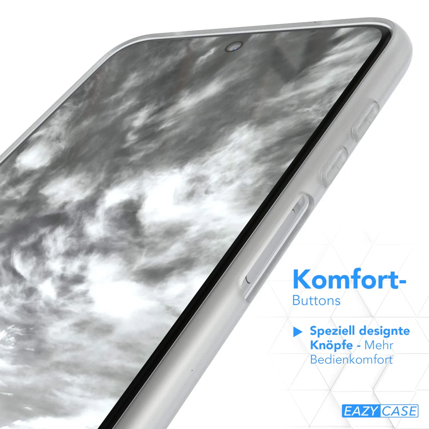EAZY CASE Redmi Note 9S Silikonhülle Transparent Matt