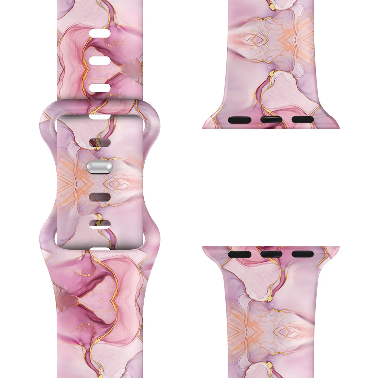 arktisband Rose Marble Apple Watch Armband Silikon