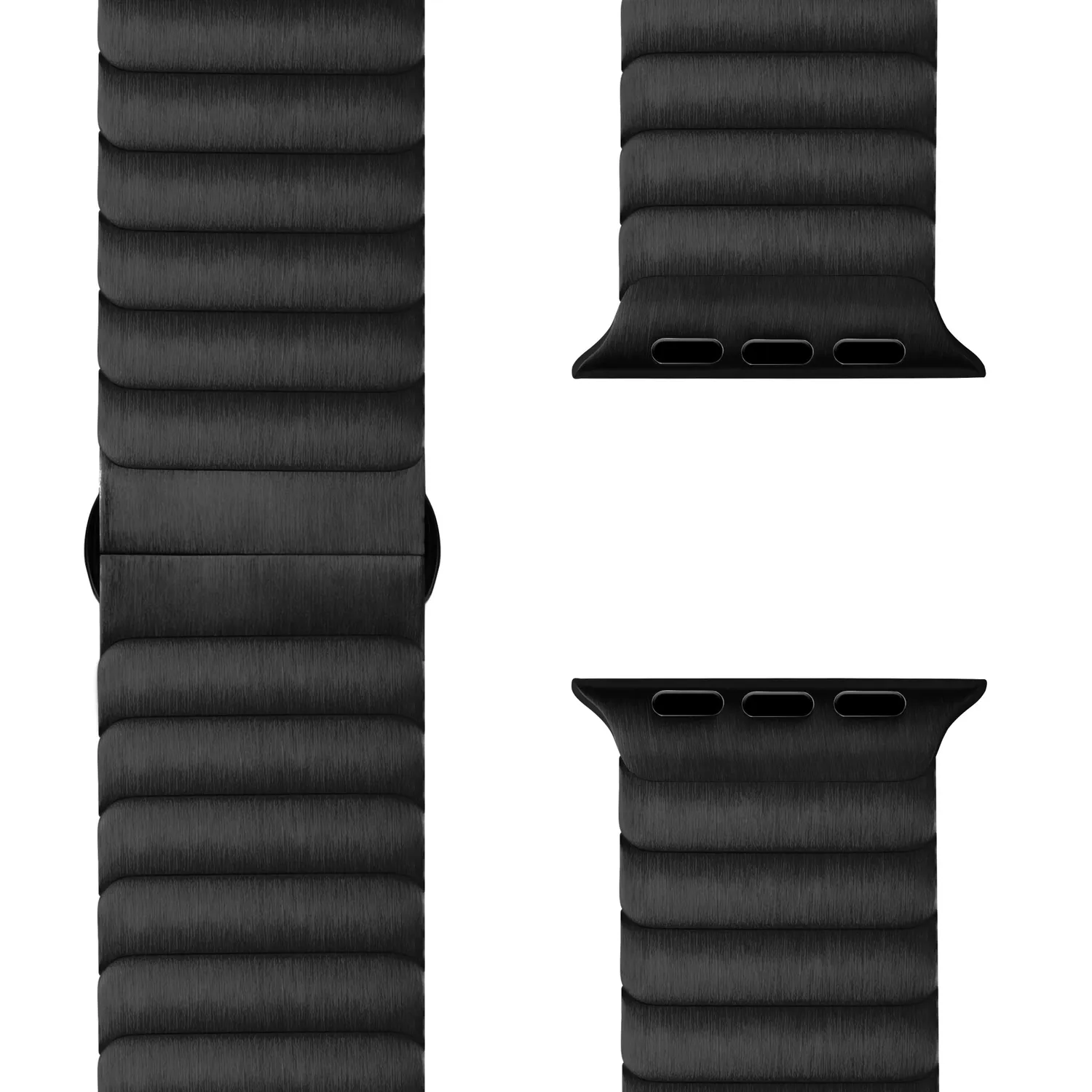 arktisband Iconic Apple Watch Gliederarmband Edelstahl Schwarz