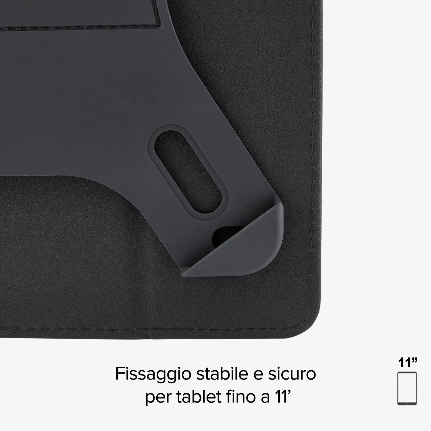 SBS Book Case Tablet-Hülle bis 11 Zoll mit 360° Stand schwarz