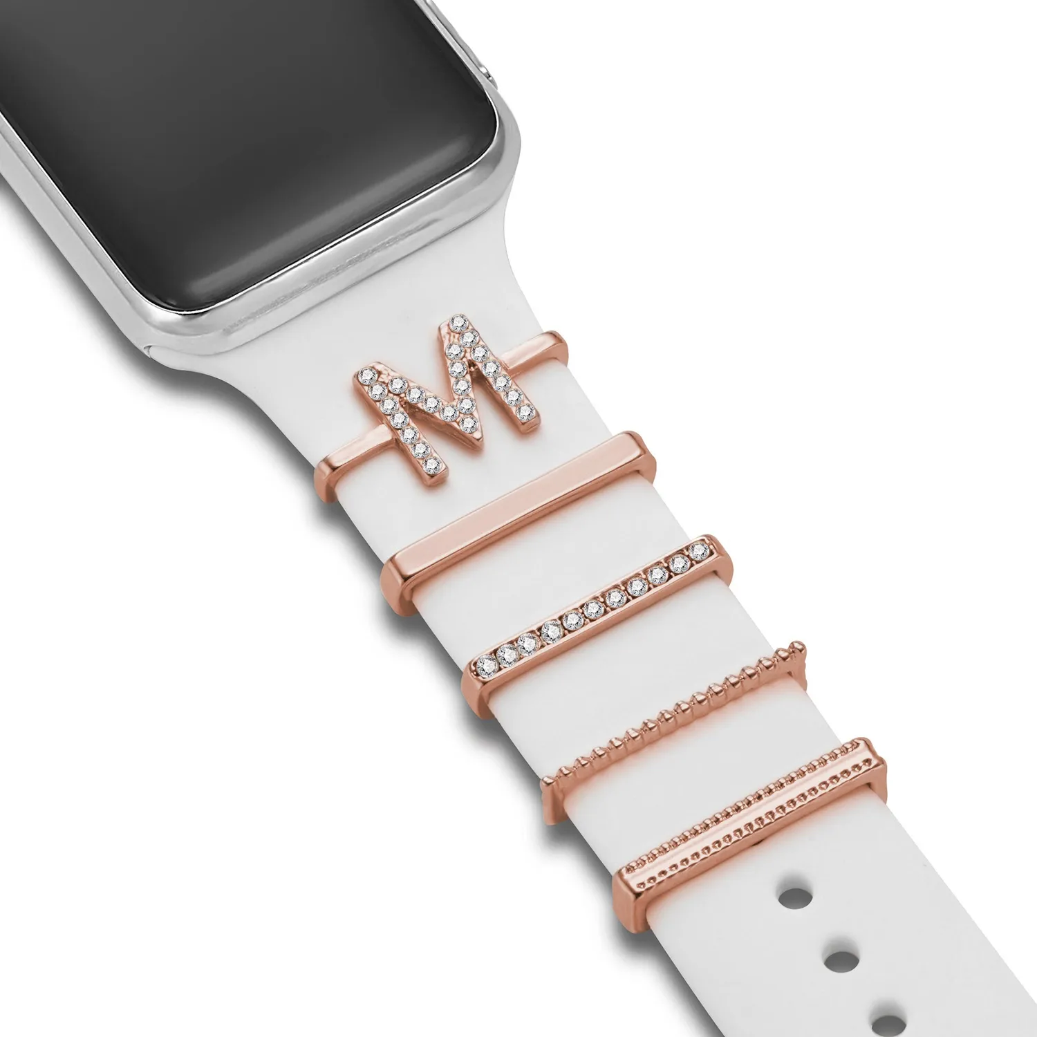 arktisband Buchstabe M Armband-Charm Gold Edelstahl