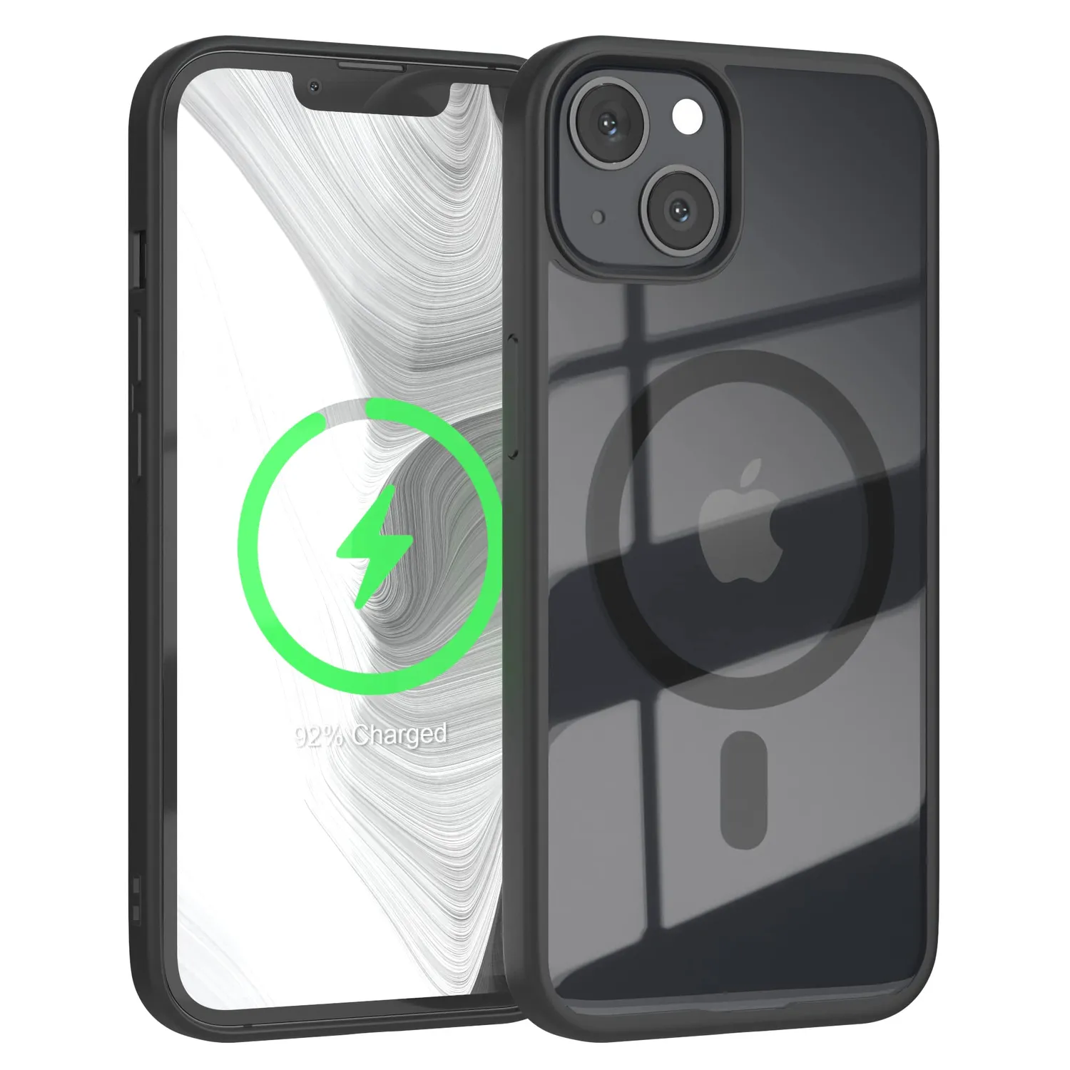 EAZY CASE Crystal iPhone 13 Pro Hülle Transparent Beere