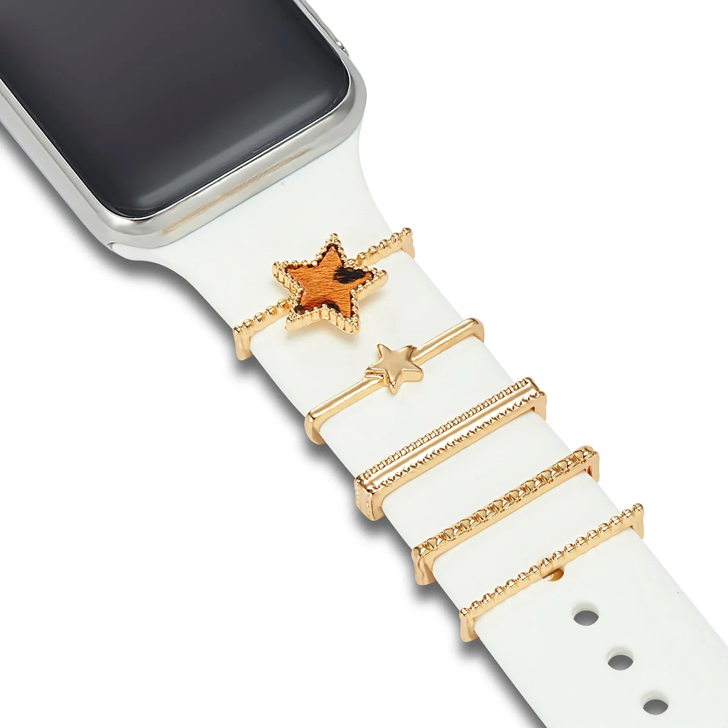 arktisband Star Apple Watch Charm gold Stern