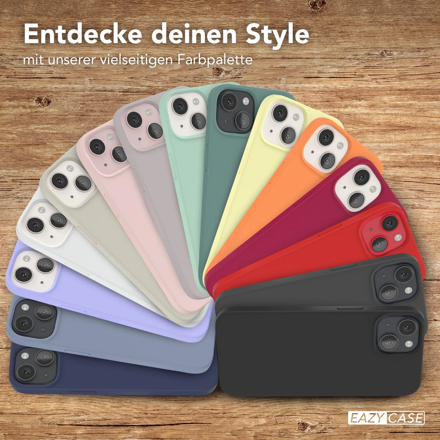EAZY CASE Silikonhülle iPhone SE/8/7 Rot Premium