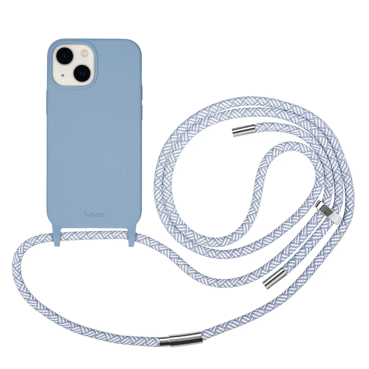Artwizz HangOn Case Silicone iPhone 13 mini Hülle mit Kette schwarz