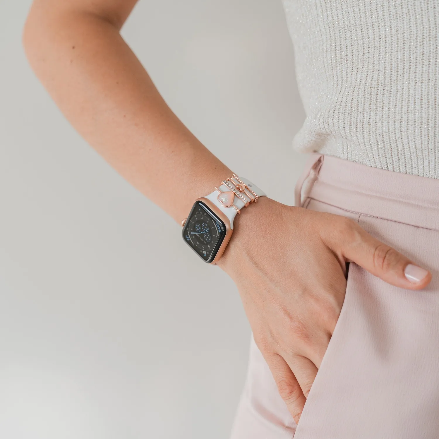 arktisband Loyal Roségold Apple Watch Charm