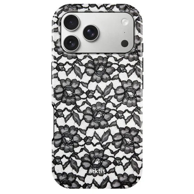 arktis Dark Rose iPhone 17 Pro Max Hülle MagSafe Print