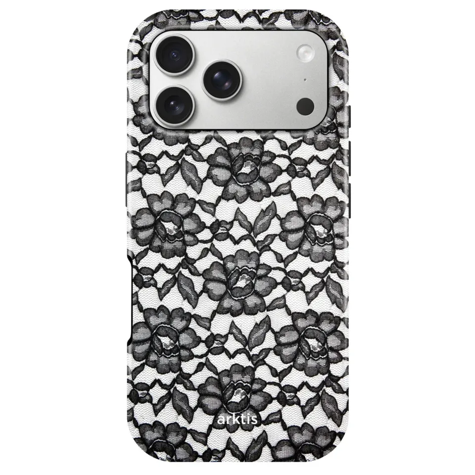 arktis Dark Rose iPhone 17 Pro Max Hülle MagSafe Print