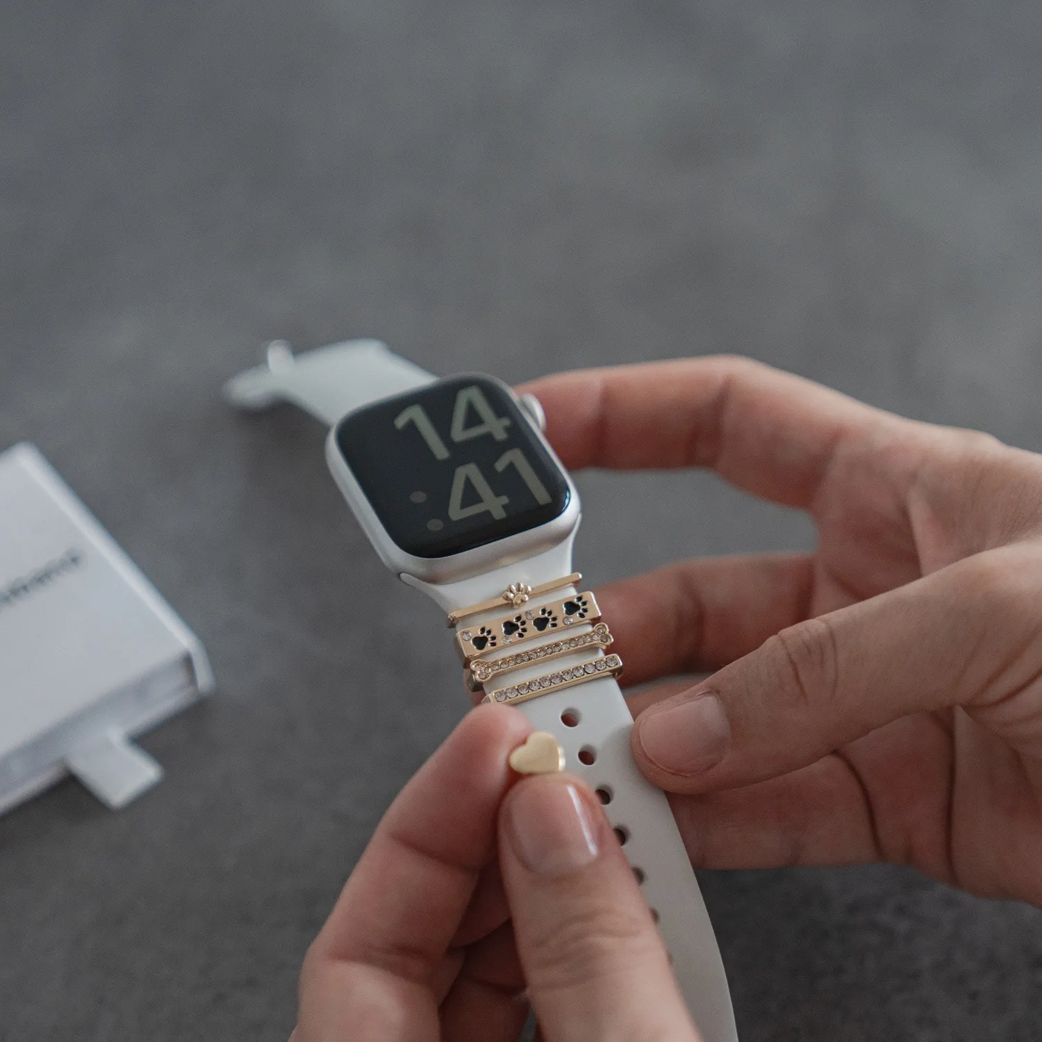 arktisband Pet Love Charms Gold Apple Watch