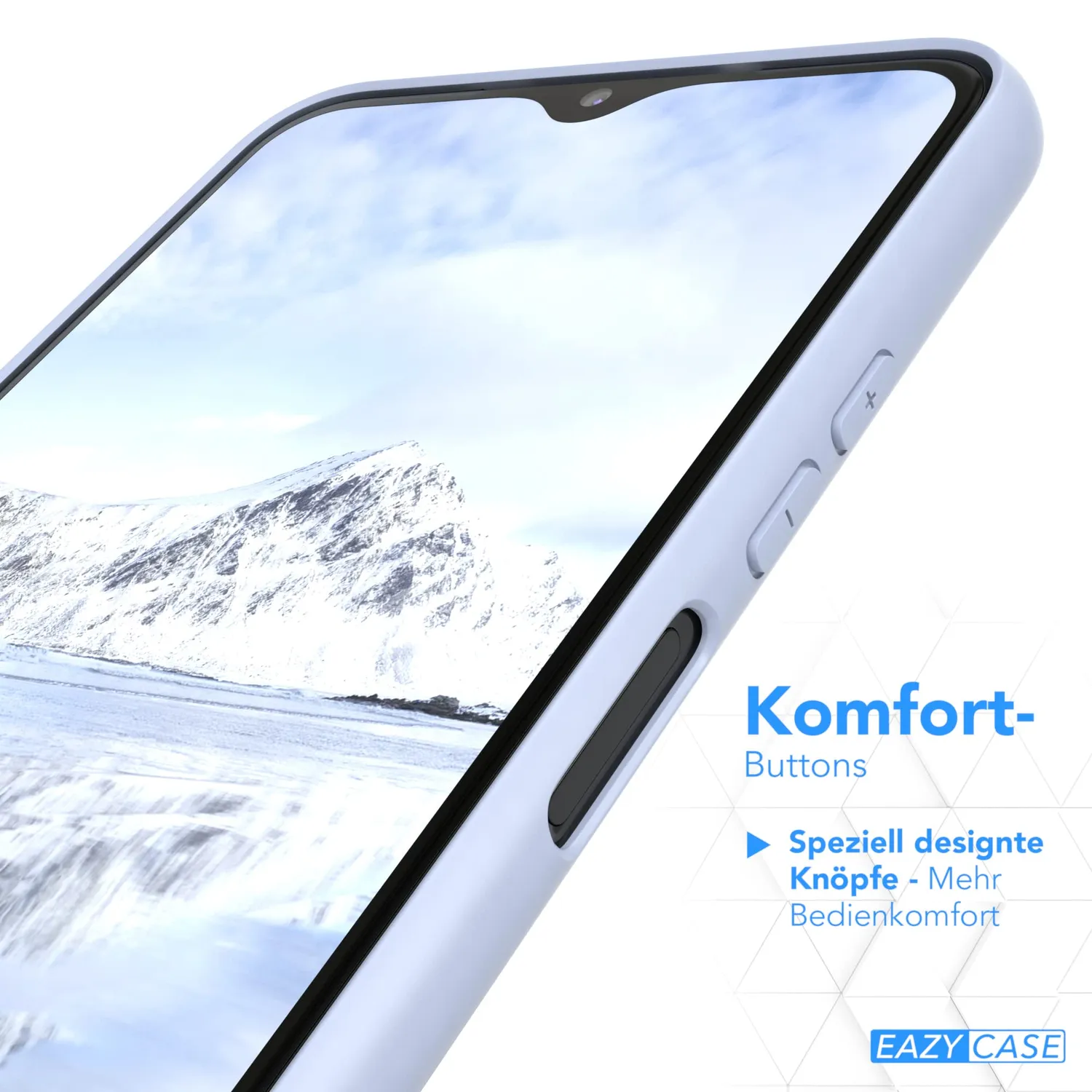 EAZY CASE Redmi 9T Silikonhülle Himmelblau