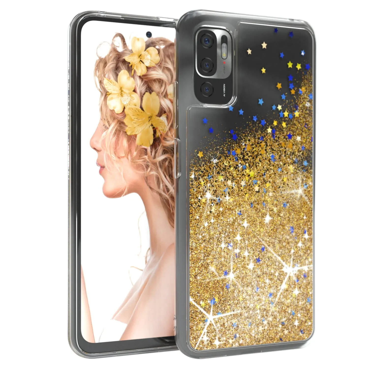 EAZY CASE Redmi Note 10 5G Klapphülle Schwarz Bookstyle