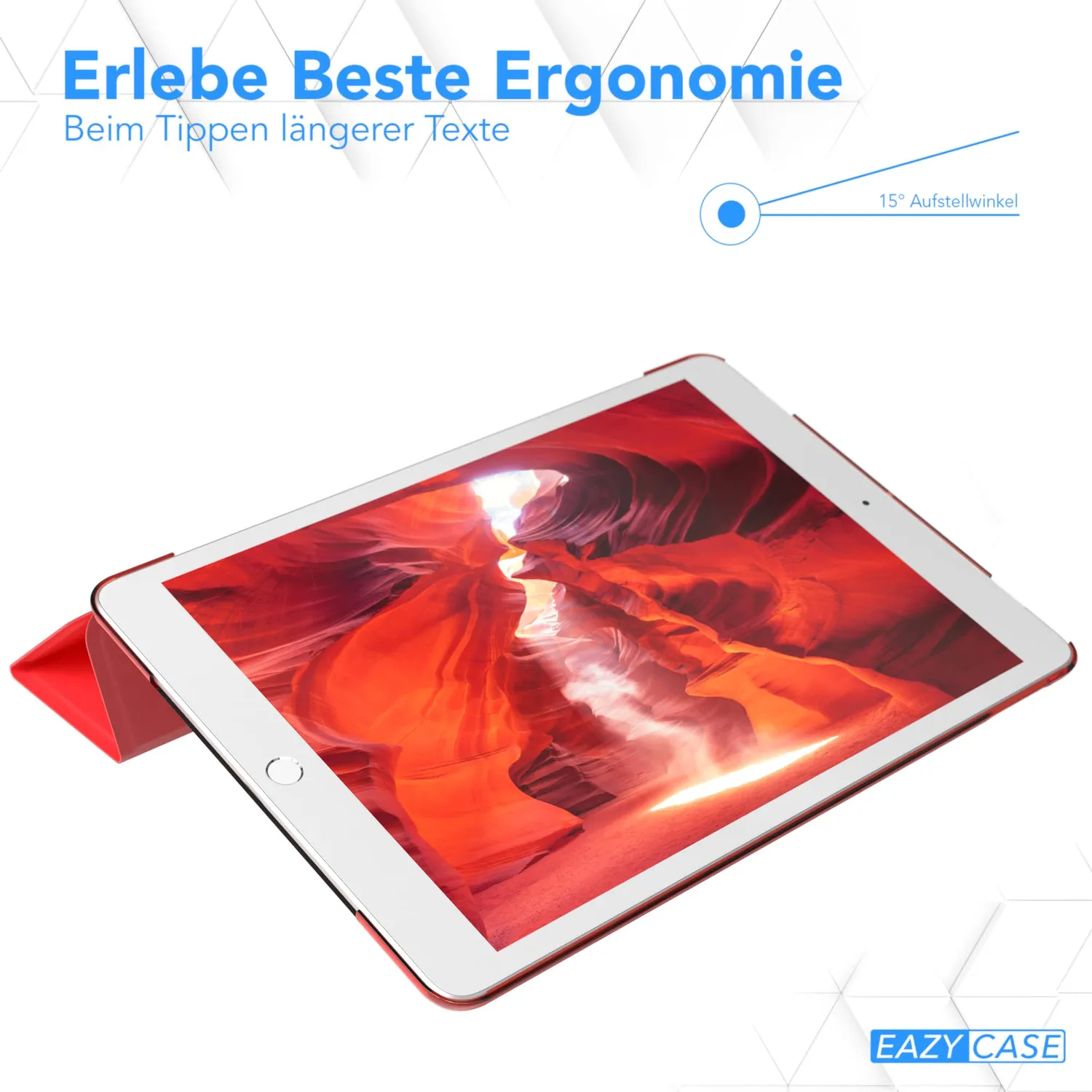 EAZY CASE Smart Cover Tablet Hülle iPad Air 3 Pro 10,5 Rot Stand