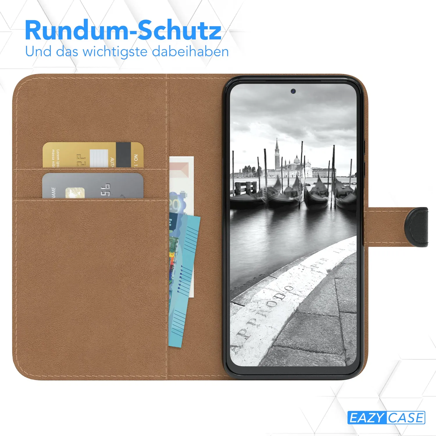EAZY CASE Note 10 Klapphülle Schwarz Book