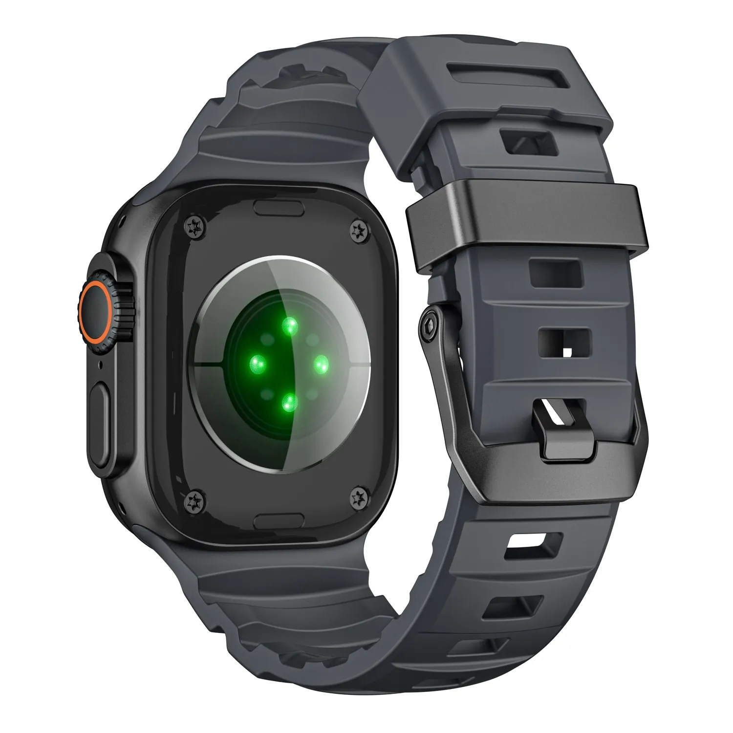 arktisband Flux Apple Watch Armband Anthrazit FKM