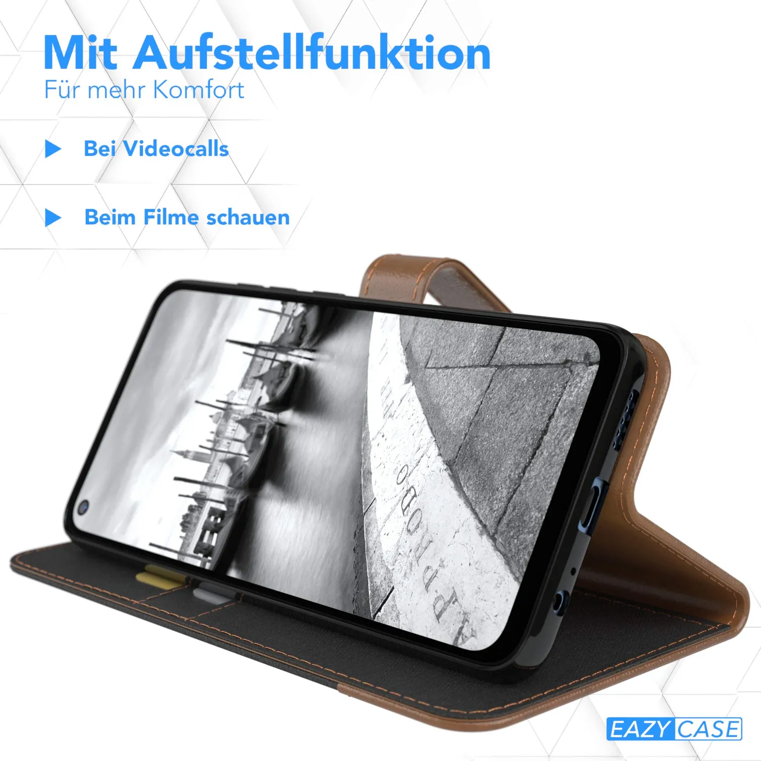 EAZY CASE Redmi Note 9 Klapphülle Schwarz Jeans