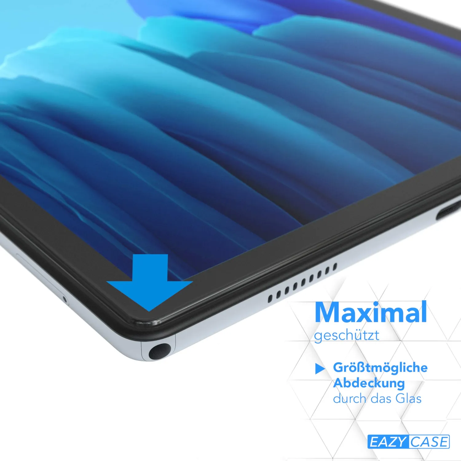 EAZY CASE Galaxy Tab A7 Panzerglas 10,4 Zoll 9H