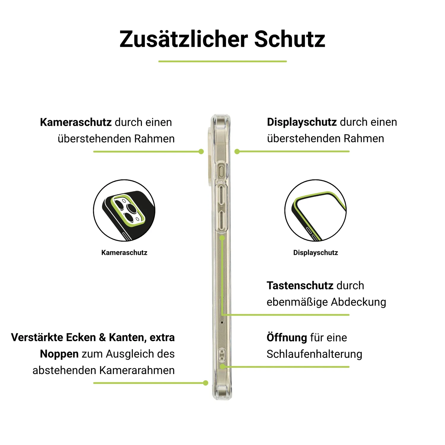 Artwizz ClearClip+Charge iPhone 15 Plus Hülle transparent MagSafe