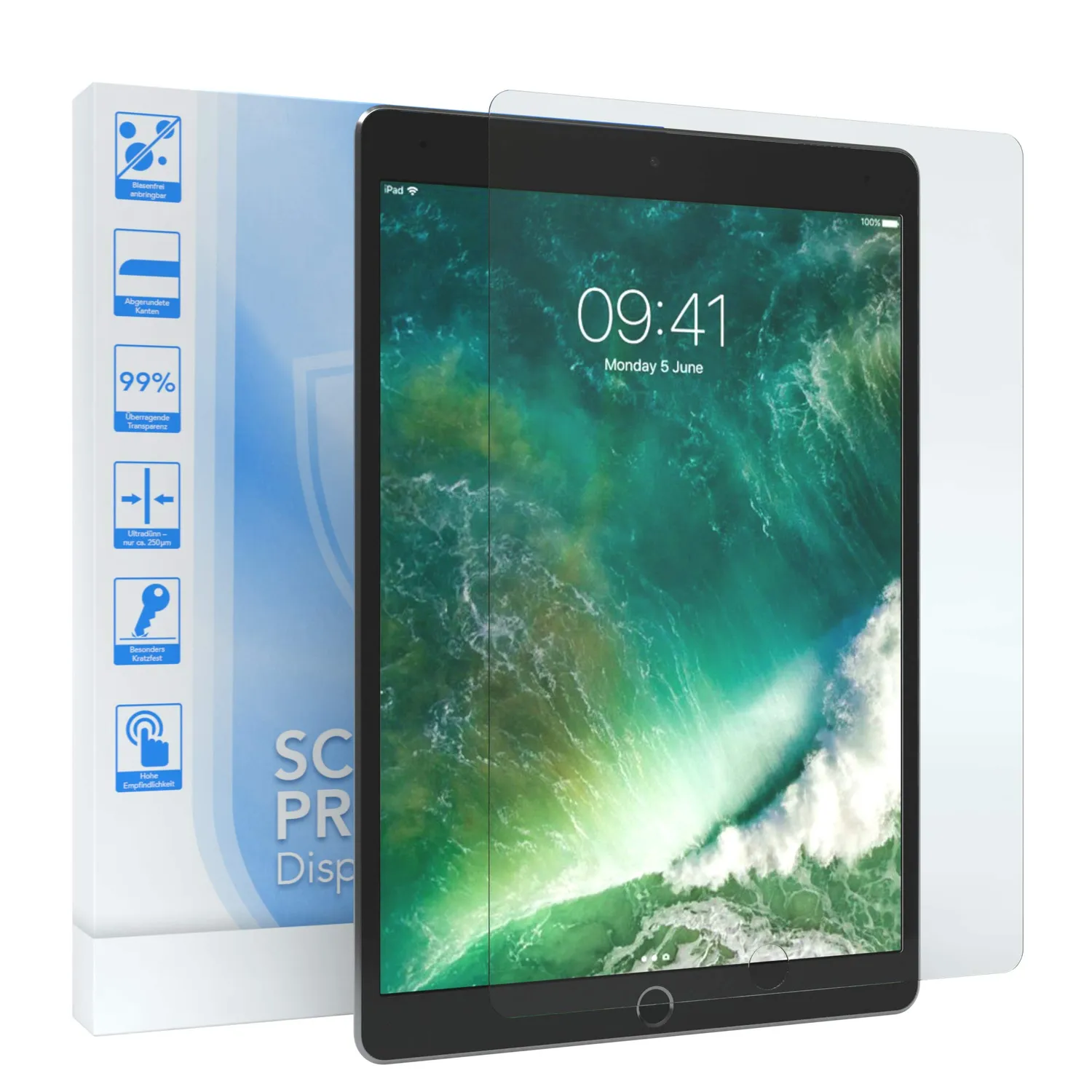 EAZY CASE iPad Pro 11 2024 Glasfolie transparent 9H