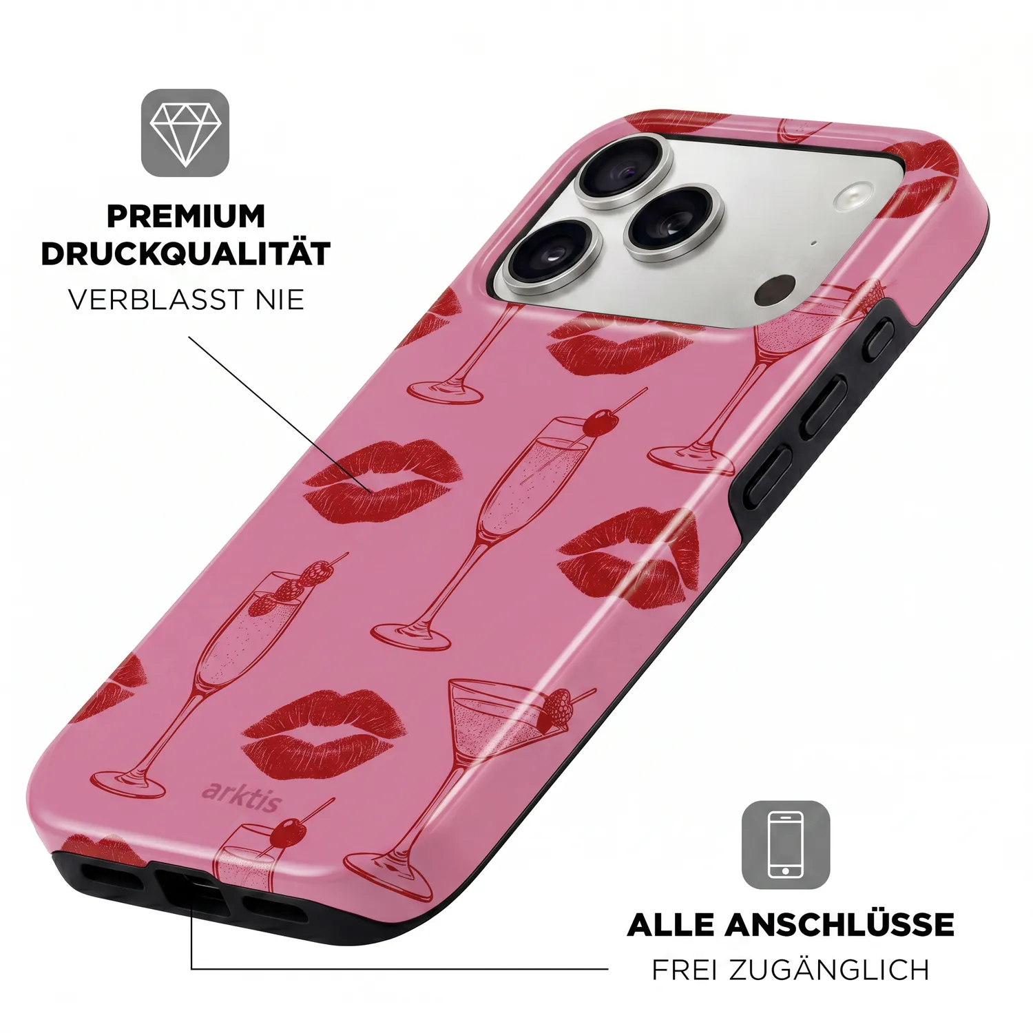 arktis Chin Chin iPhone 18 Pro Max Hülle MagSafe Print