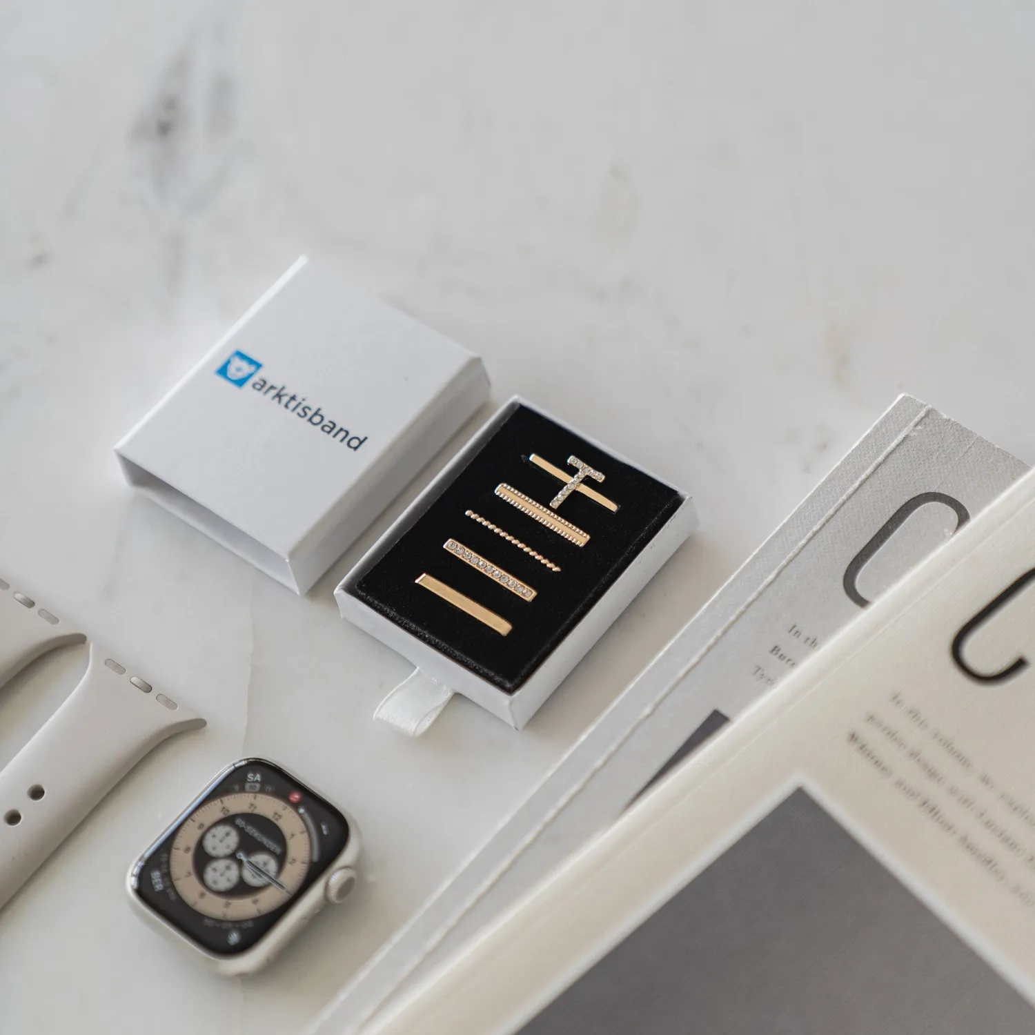 arktisband Apple Watch Charms Buchstabe T Initial