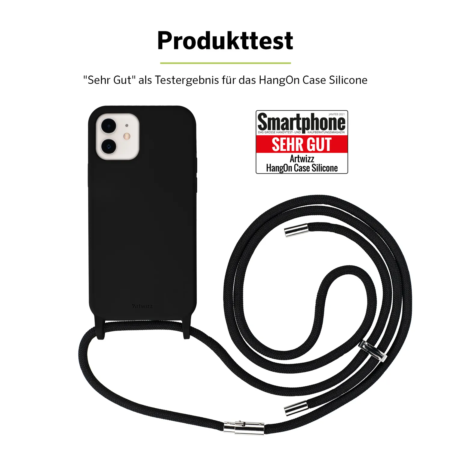 Artwizz HangOn Case iPhone SE/8/7 Hülle mit Band