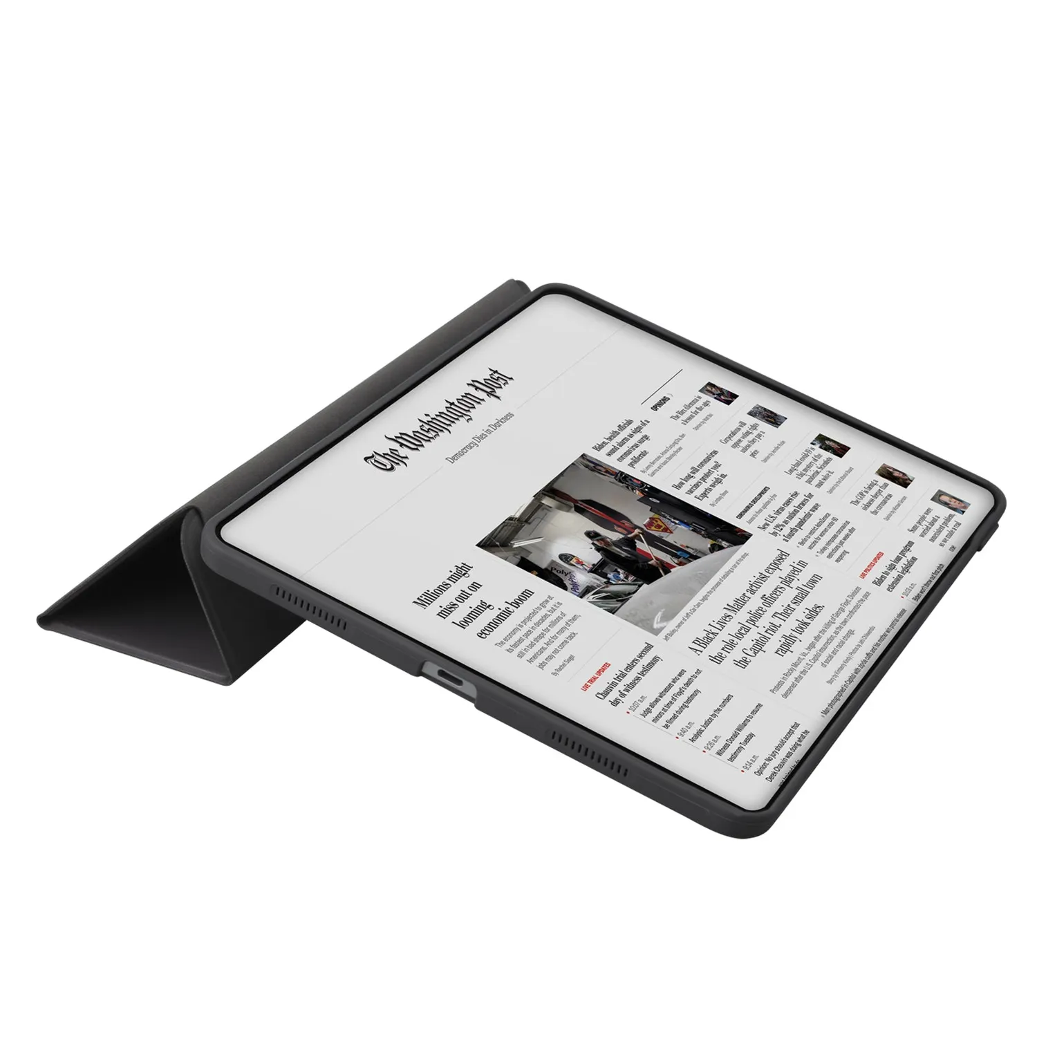 SBS Book Pro iPad Pro 12" 2021/12,9" 2022 Hülle schwarz Ständer