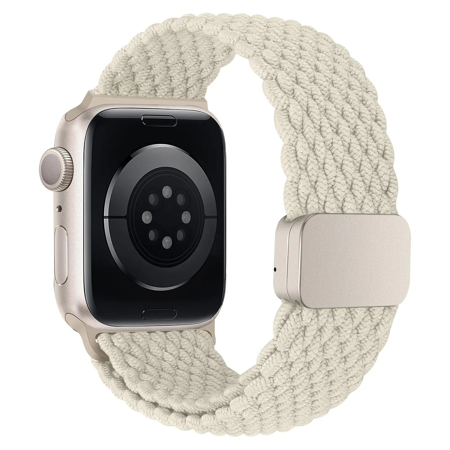 arktis Casual Apple Watch Armband Polarstern geflochten