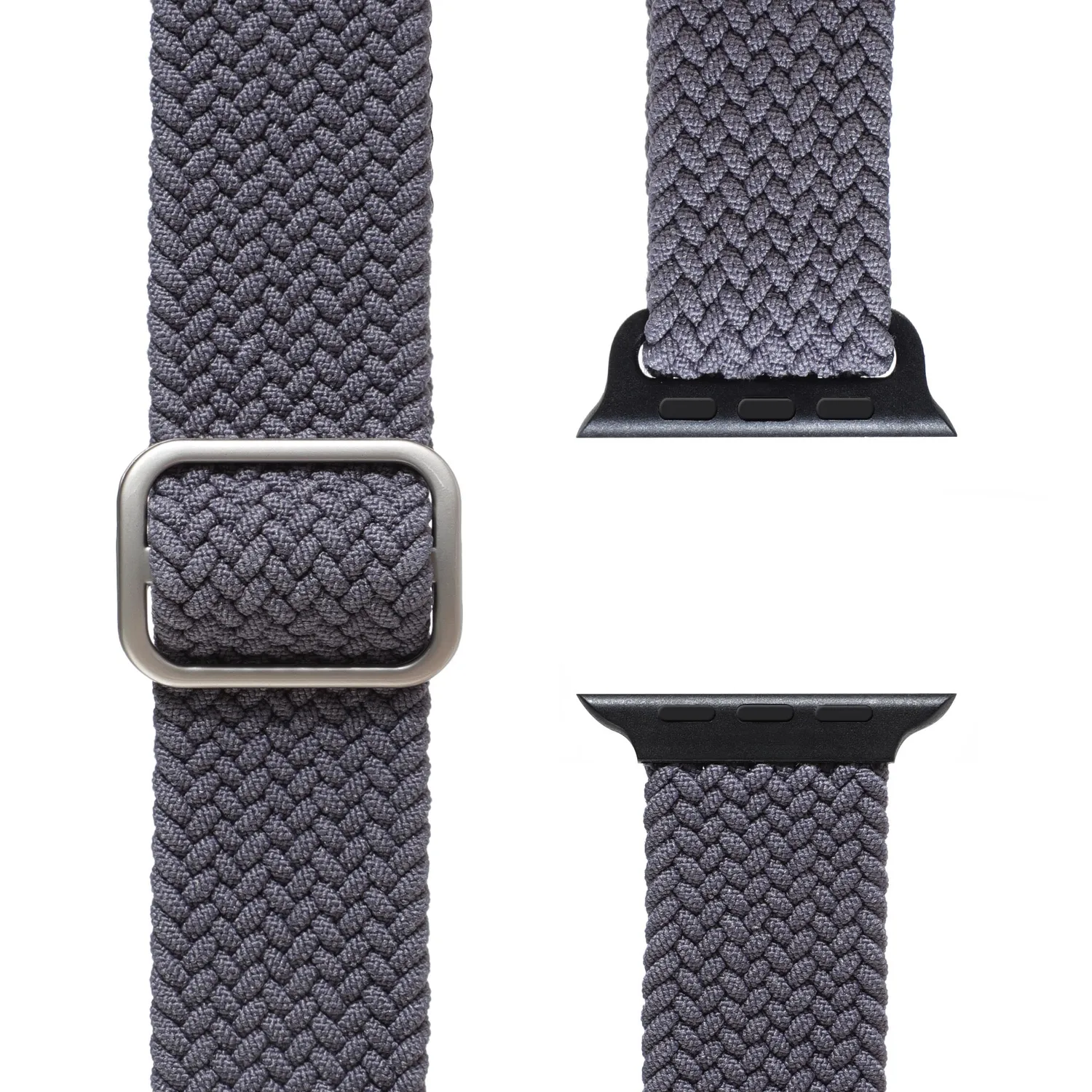 arktisband Flex Loop Armband Anthrazit 49/46/45/44 mm geflochten