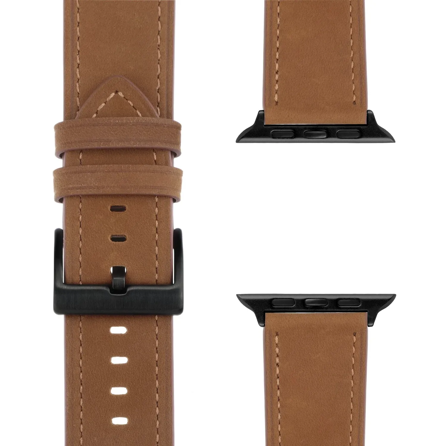 arktis Premium Apple Watch Armband Vintage Braun 44 mm