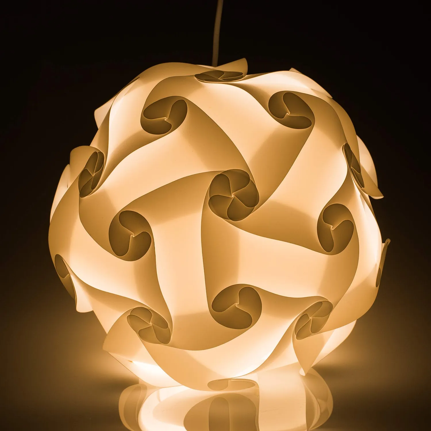 EAZY CASE Puzzle Lampe M 30cm Lampenschirm 30-teilig DIY