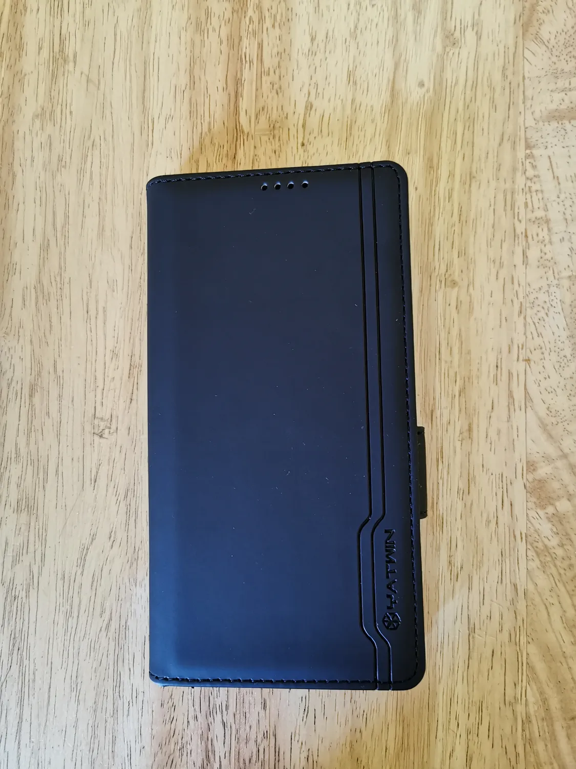 YATWIN Leder Klapphülle Huawei P30 Pro Schwarz Brieftasche RFID