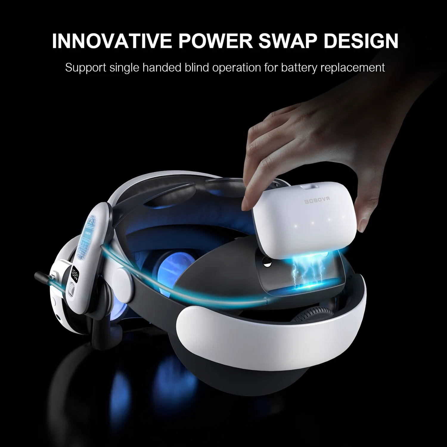 BOBOVR S3 Pro Akku-Kopfgurt für Quest 3 & 3S 10000mAh