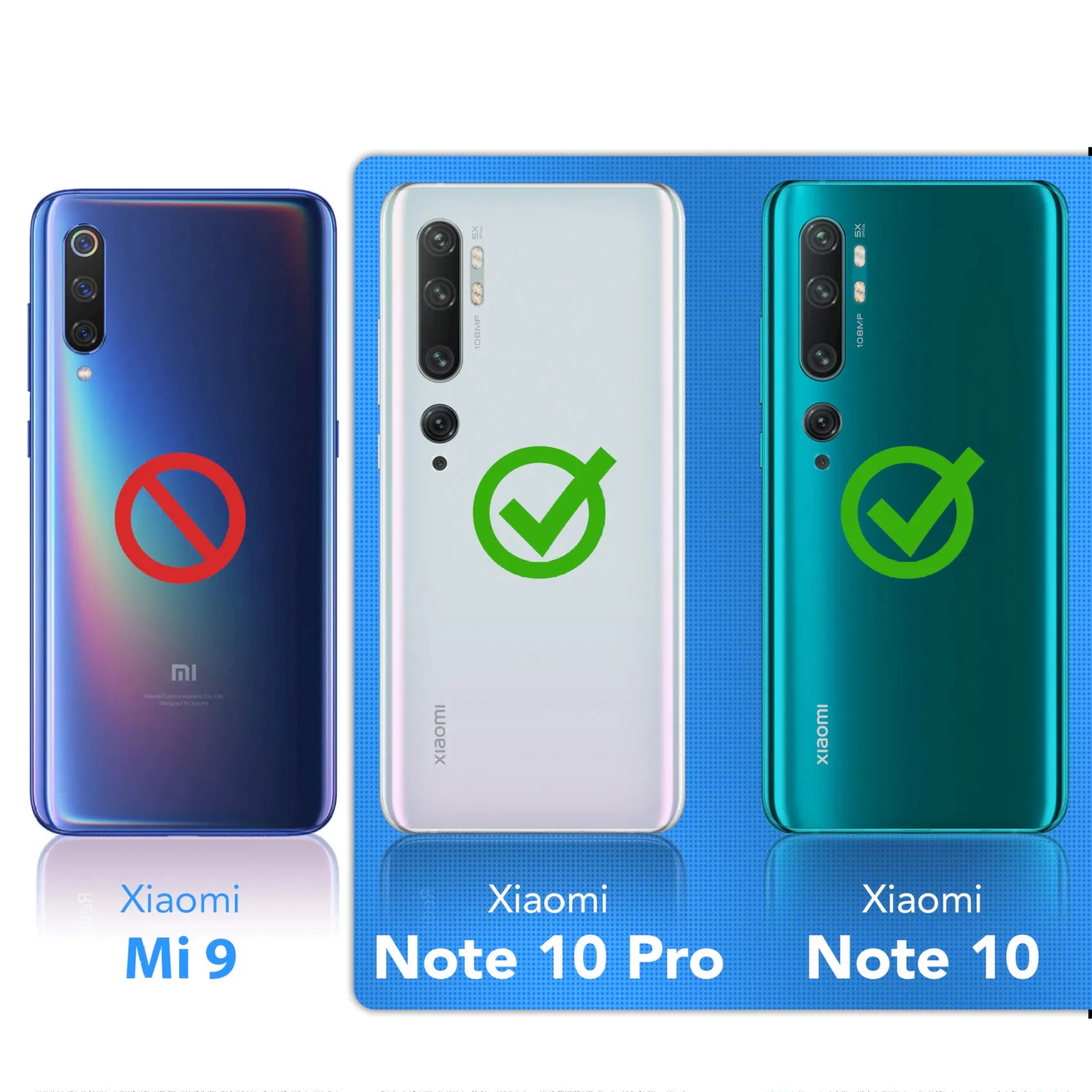 EAZY CASE Mi Note 10 Slimcover Transparent 0,8 mm