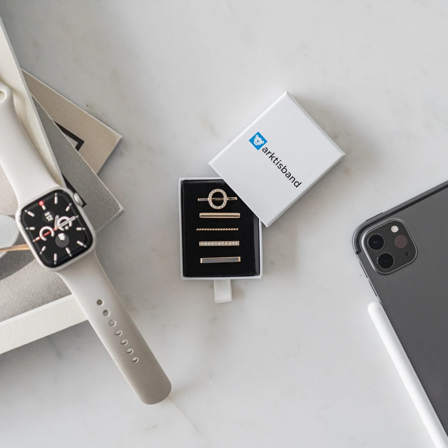 arktisband Apple Watch Charms Buchstabe O Edelstahl-Anhänger