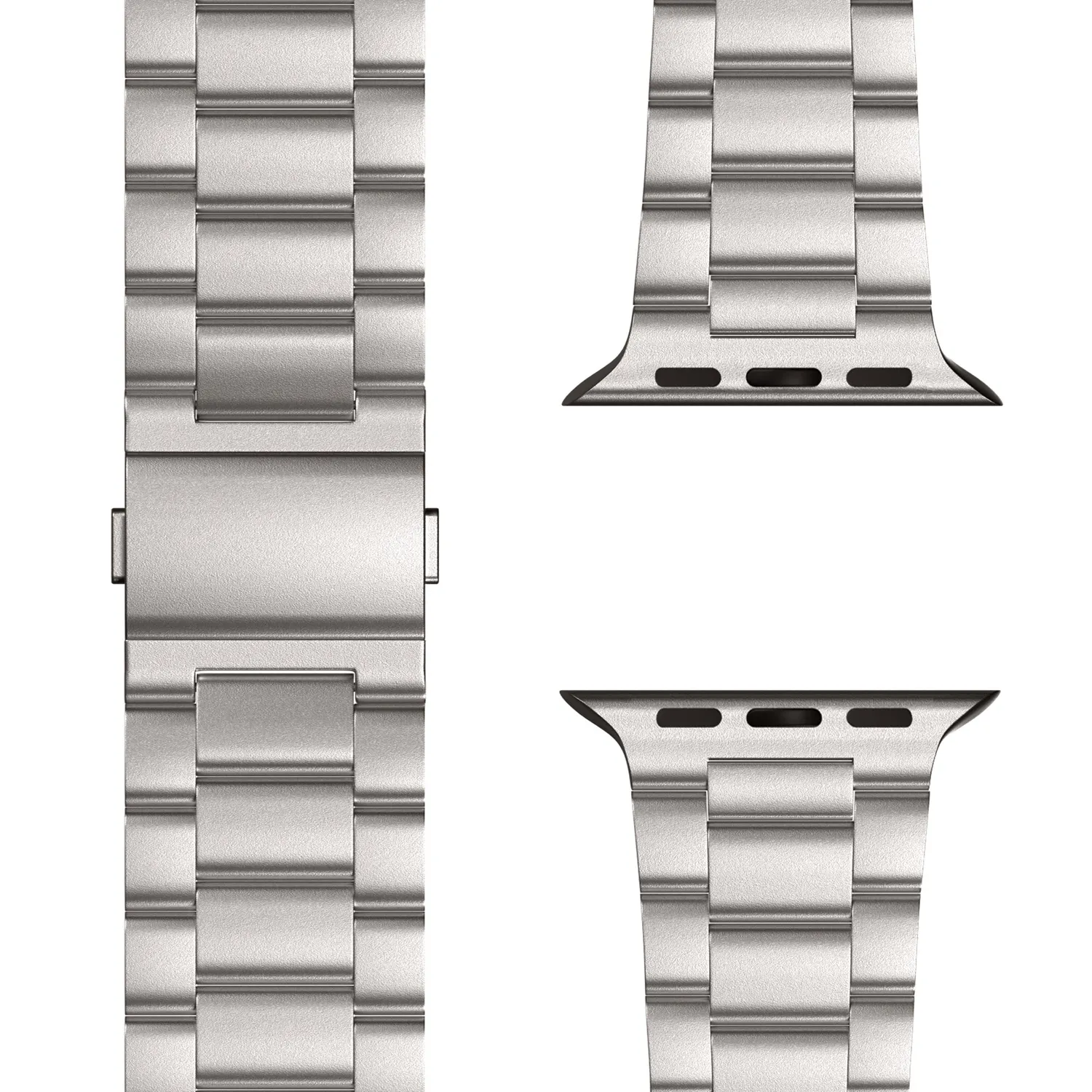 arktis Prime Titan Gliederarmband Apple Watch Natur 49 mm matt