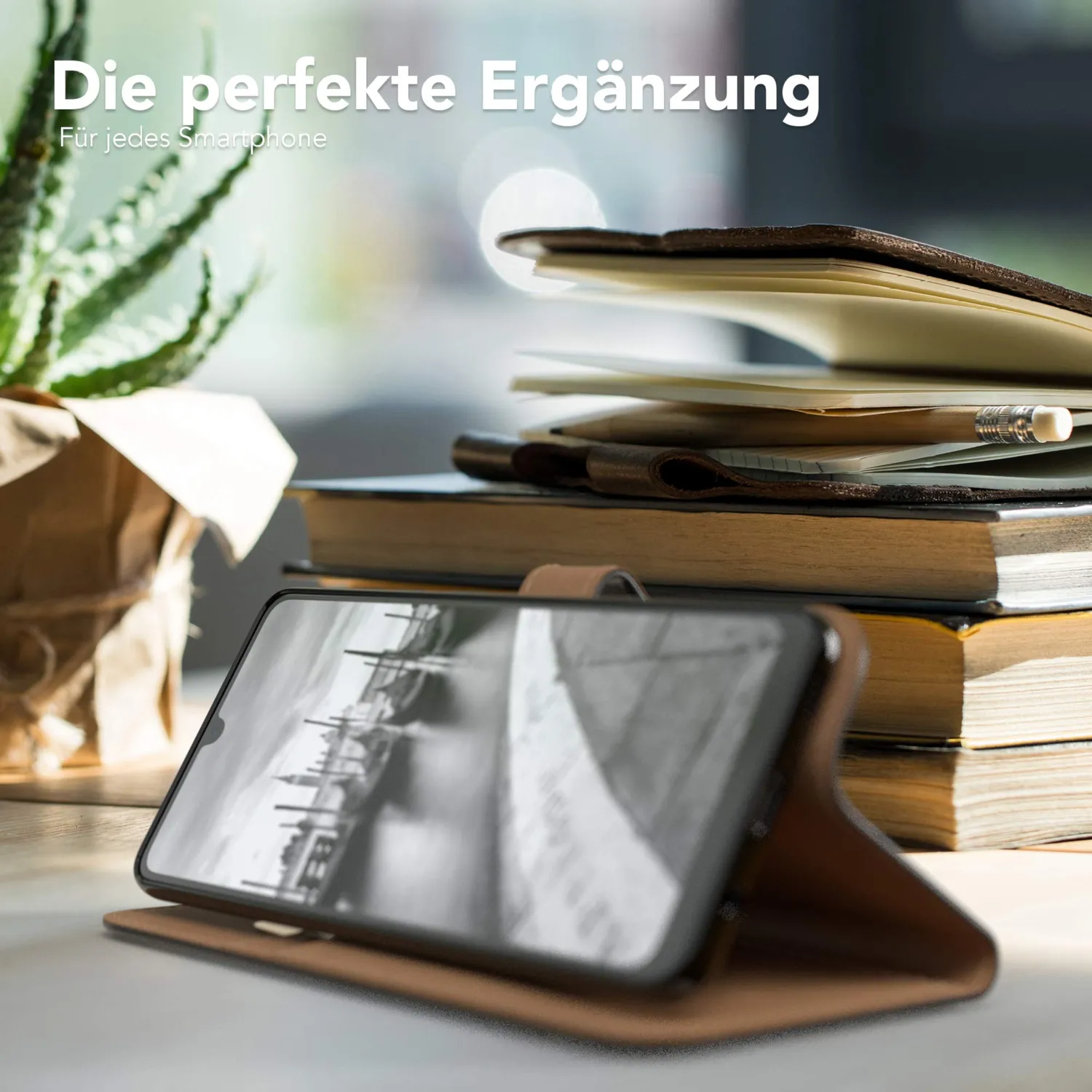 EAZY CASE Galaxy A31 Klapphülle Schwarz Book