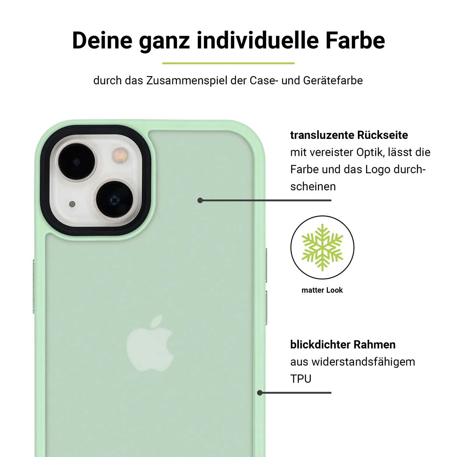 Artwizz IcedClip iPhone 12 / 12 Pro Handyhülle matt