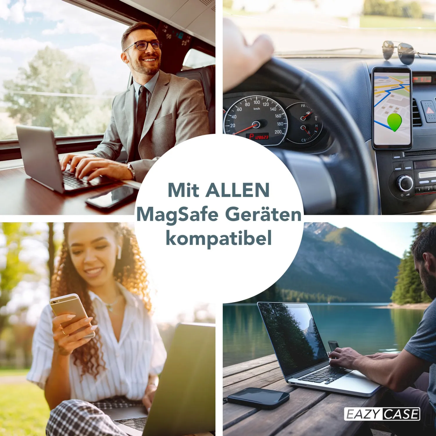 EAZY CASE Galaxy A16 Handyhülle Beere Qi Hybrid